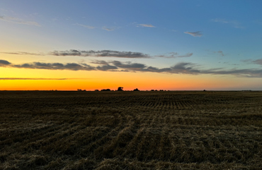 Sunset in Kansas